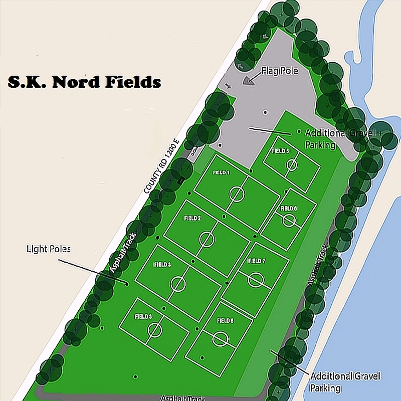 S.K. Nord Fields Site Map